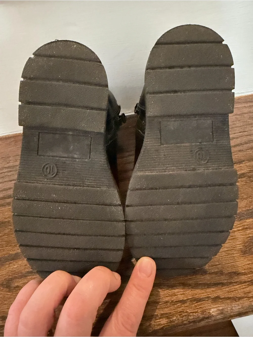 Cat & Jack Toddler Black Boots - Size 10